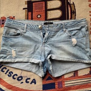 Jean Distressed Shorts
